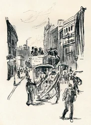 Nach einer Kreidezeichnung von Emil Orlik, um 1900