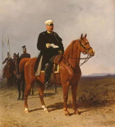 Bismarck zu Pferde