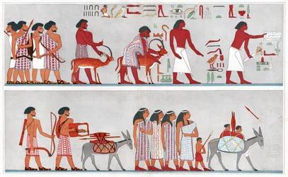 Migration im alten Ägypten, ca. 1880