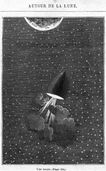 Abreise zum Mond, Illustration aus 
