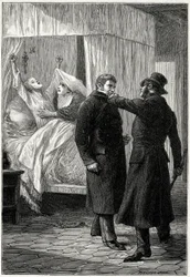 Victor Hugo „Les Misérables“: Jean Valjean, der unter dem Namen Monsieur Madeleine reich wurde, tut Gutes um sich herum. Aber sein Feind, der Polizeikommissar Javert, verdächtigt seine Identität und verhaftet ihn schließlich, während Fantine (Cosettes Mutt