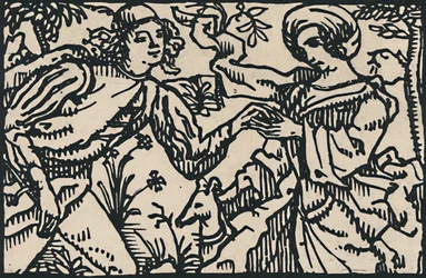 Illustration für Villons Petit Testament, 1919