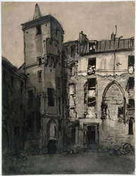 Der Innenhof des Hôtel de Sens