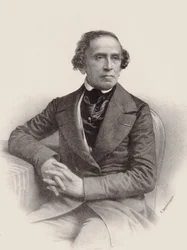 Porträt des Komponisten Giacomo Meyerbeer