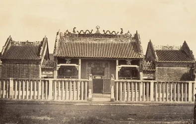 Pagode der Chinesischen Stadt, 1866