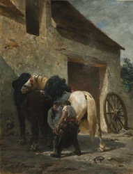 Schmiede, nach 1887