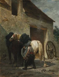 Schmiede, nach 1887