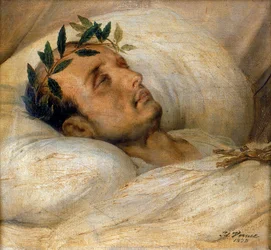Napoleon auf seinem Sterbebett, Mai 1821