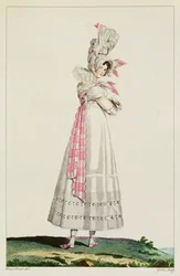 Sommerkleid, Modeplatte aus 