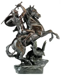 Bellerophon tötet die Chimäre