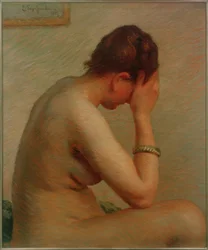 Sich stützender Akt