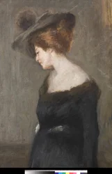 Porträt einer Dame, 1903 (Detail)