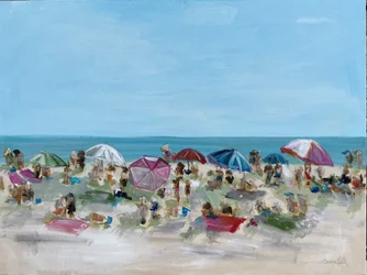 Bunter Strandtag