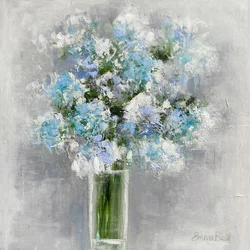 Weiche blaue Blumen
