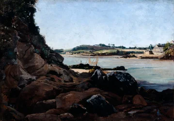 Der Kanal von Ile Tristan, 1873