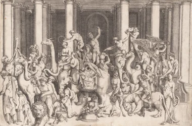Der indische Triumph des Bacchus, ca. 1542
