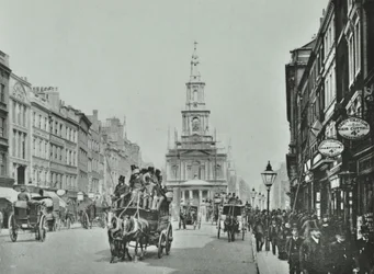 4-10 Strand, Westminster LB: Vorderansichten, 1895