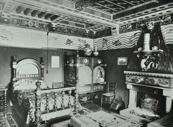 9 Melbury Road: Schlafzimmer, 1890