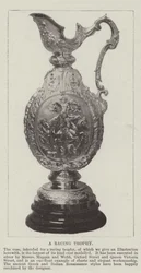 Ein Rennpokal