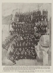 Eine Erinnerung, HRH der Herzog von York und die Offiziere und Männer der HMS Melampus