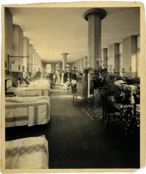 Kinderstation im St. Thomas Hospital, London, ca. 1900