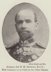 Admiral Sir E H Seymour, KCB, neuer Oberbefehlshaber auf der China-Station
