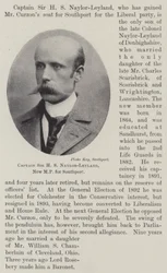 Kapitän Sir H. S. Naylor-Leyland, neuer Abgeordneter für Southport