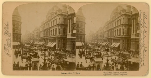 Cheapside, London; stereoskopisches Bild