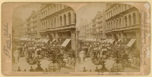 Cheapside, London; stereoskopisches Bild
