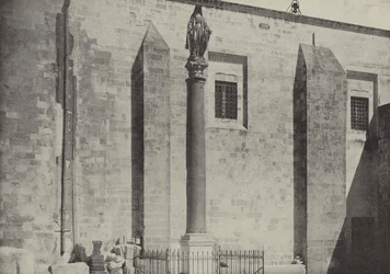 Säule und Statue der Jungfrau, Nazareth, nahe dem Ort des Hauses von Joseph und Maria