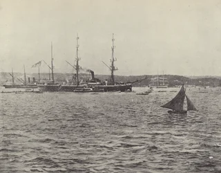 Abfahrt der HMS Calliope