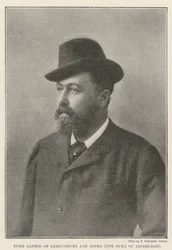 Herzog Alfred von Sachsen-Coburg und Gotha, der Herzog von Edinburgh
