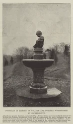 Brunnen zum Gedenken an William und Dorothy Wordsworth in Cockermouth