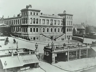 Great Eastern Terminus in Bishopsgate: Außenansicht, 1862