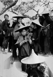 Gruppe von Frauen in Hongkong