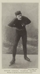 Henrik Lindahl, Meisterschlittschuhläufer, Gewinner der englischen Schlittschuhmeisterschaft