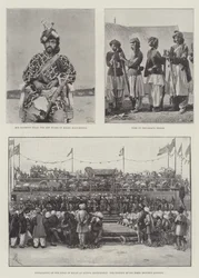 Installation des Khans von Kalat