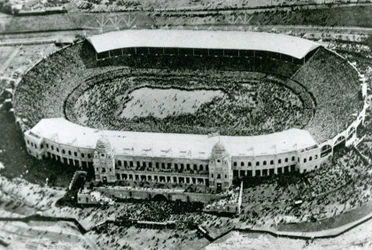 Invasion des Stadions für das erste Wembley-Pokalfinale, 1923