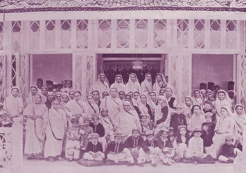 Investitur-Navjoti-Zeremonie im Haus von Sir Dinshaw Petit, Baronet