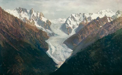 Karagom-Gletscher, Kaukasusgebirge