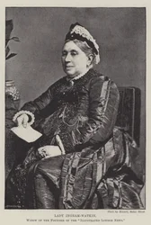 Lady Ingram-Watkin, Witwe des Gründers der Illustrated London News