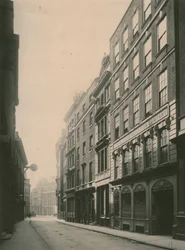 Lombard Street, London; Fotografie; datiert Juni 1885