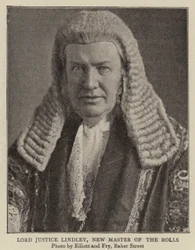 Lord Justice Lindley, neuer Master of the Rolls