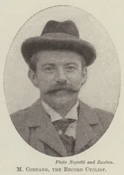 M. Cordang, der Rekordradfahrer