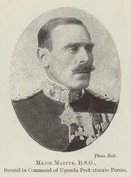 Major Martyr, DSO, Stellvertretender Kommandeur der Uganda-Schutztruppen