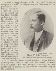 Major W. R. P. Wallace, 1. Gloucestershire Regiment (Gefangener)