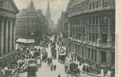Mansion House und Cheapside, London