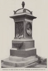 Denkmal für die Herzogin von Teck, enthüllt in Richmond am 16. Mai