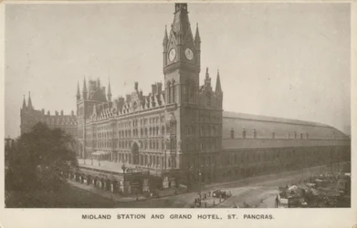 Midland Station und Grand Hotel, St Pancras, London
