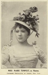 Miss Marie Tempest als Manon